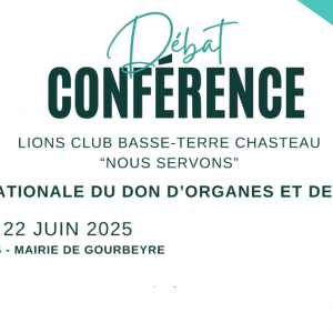 Conférence Débat - Journée nationale du don d'organes et de la greffe 